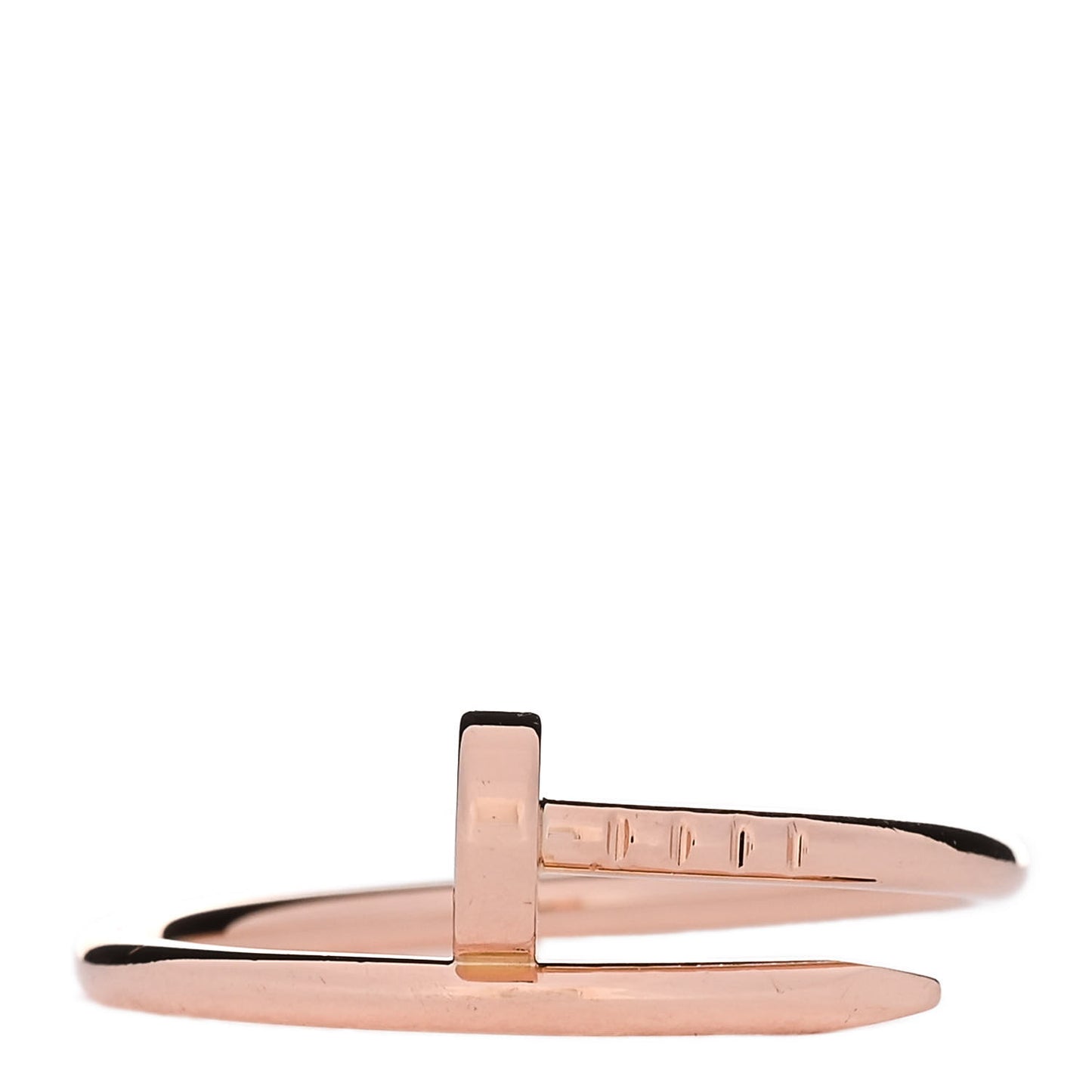 18K Pink Gold Small Juste Un Clou Ring 59 8.75