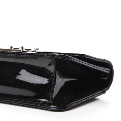 Christian Dior Patent Cannage Miss Dior Promenade Pouch Black 7 of 9