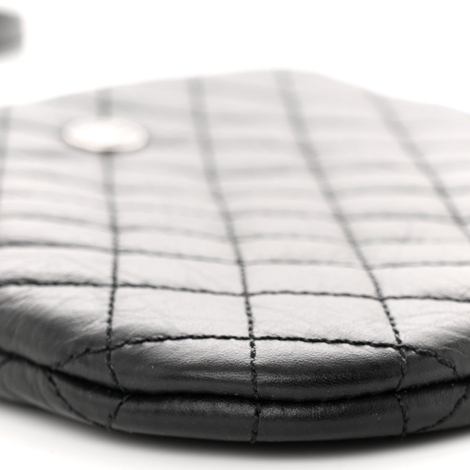 Chanel Aged Calfskin Quilted Crossbody Bag Black 9 of 10