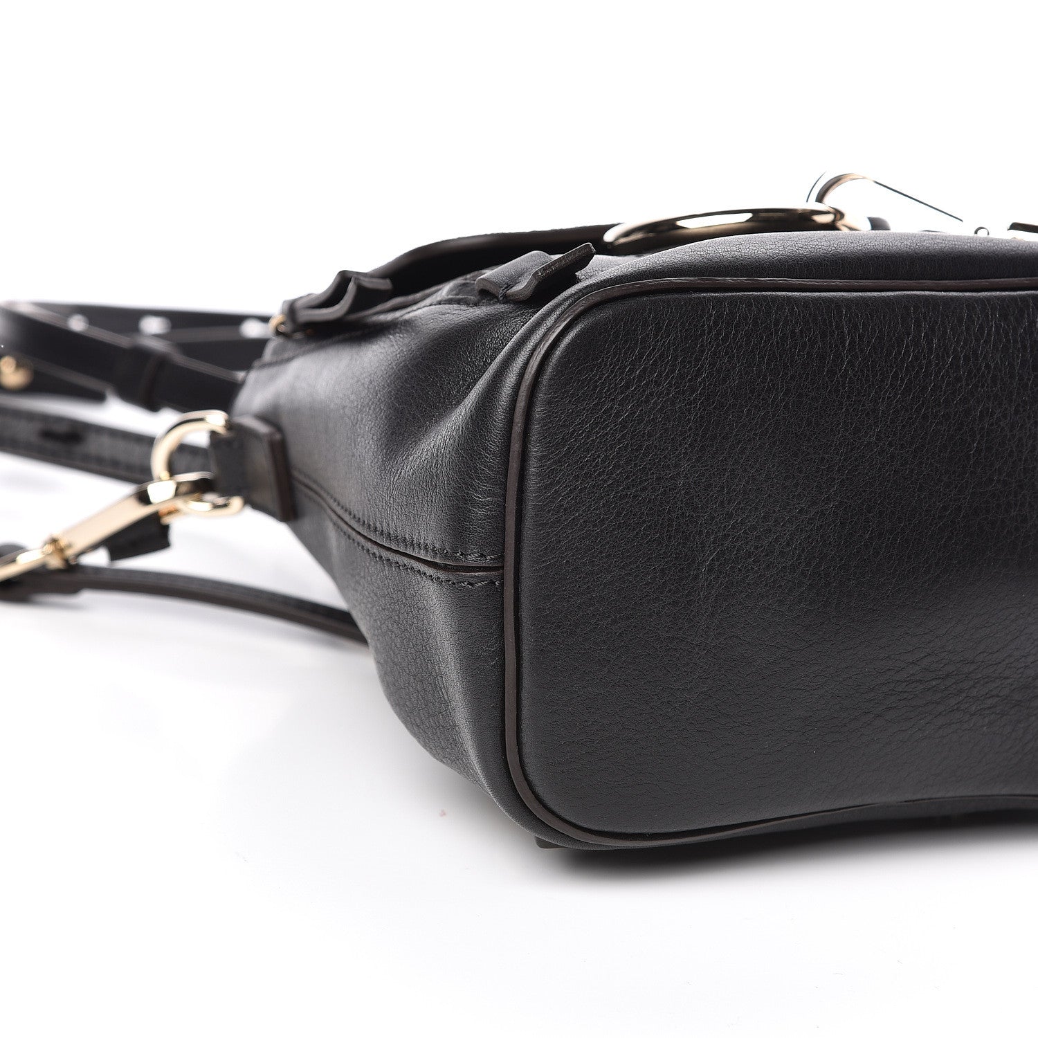 Chloe Suede Calfskin Mini Faye Backpack Black 8 of 10