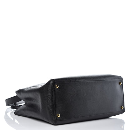 Chanel Calfskin Cerf Shopper Tote Black 5 of 11