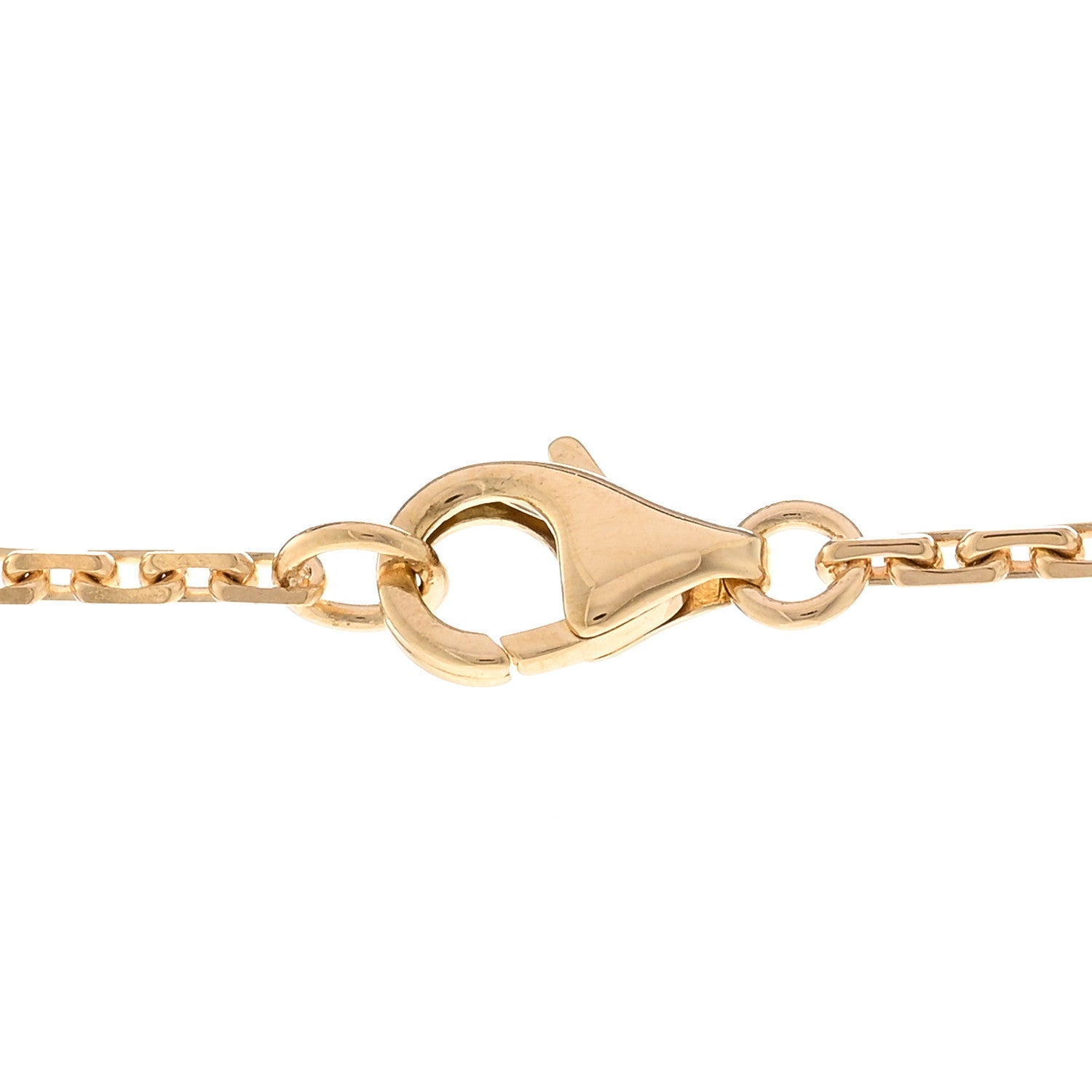 Cartier 18K Yellow Gold 3 Diamonds LOVE Pendant Necklace 4 of 6