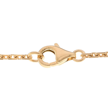 Cartier 18K Yellow Gold 3 Diamonds LOVE Pendant Necklace 4 of 6