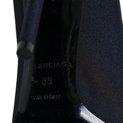 Balenciaga Spandex Pointed Toe Knife Thigh High Boots 39 Black 6 of 7