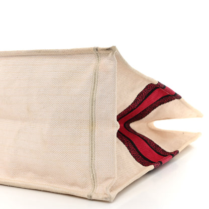 Christian Dior Canvas DiorAmour Chinese Valentines Je T’aime Large Book Tote White Red 11 of 12