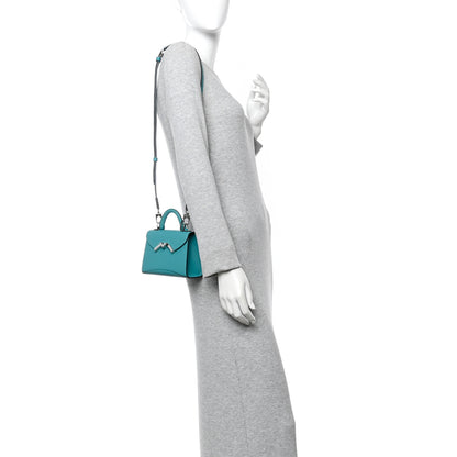 Moynat Carat Calfskin Gabrielle Nano Lagoon 2 of 14