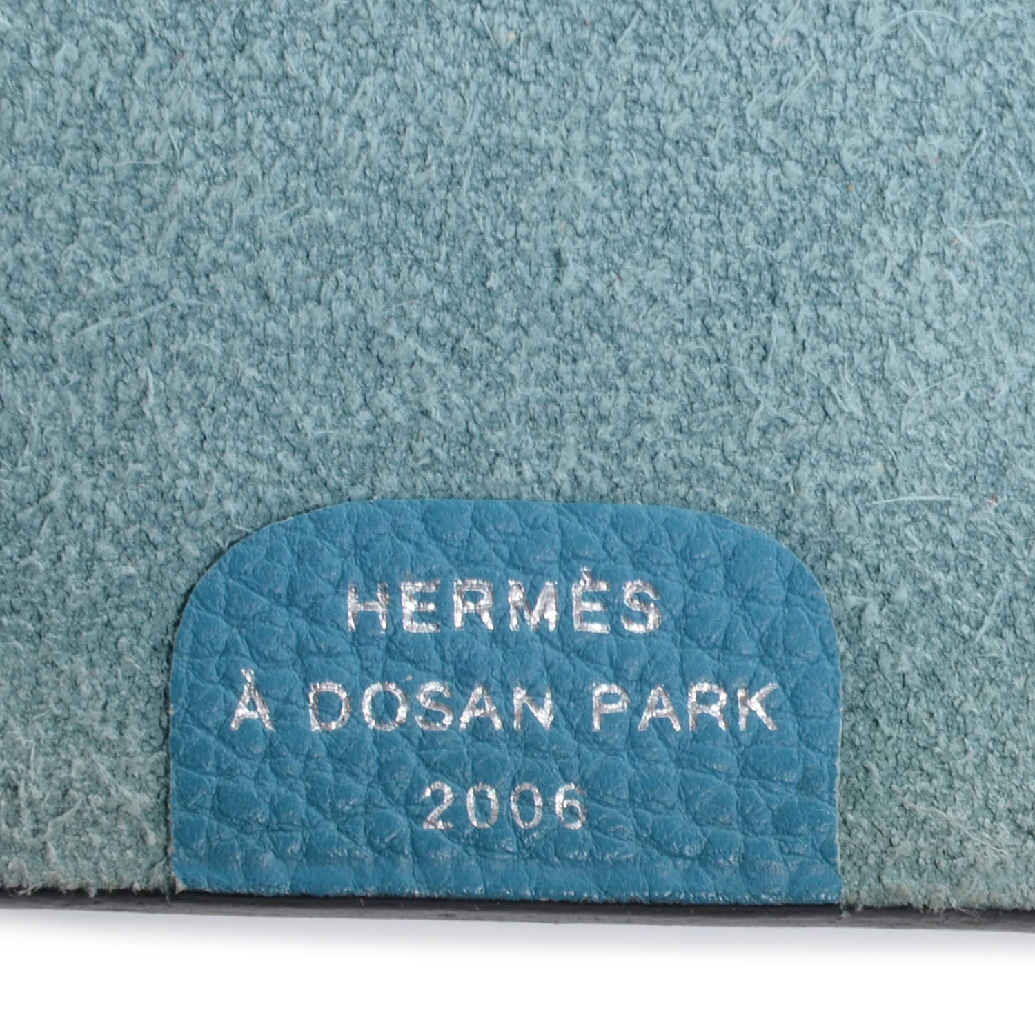 Hermes Togo Ulysse Mini Notebook Cover Blue Jean 6 of 8