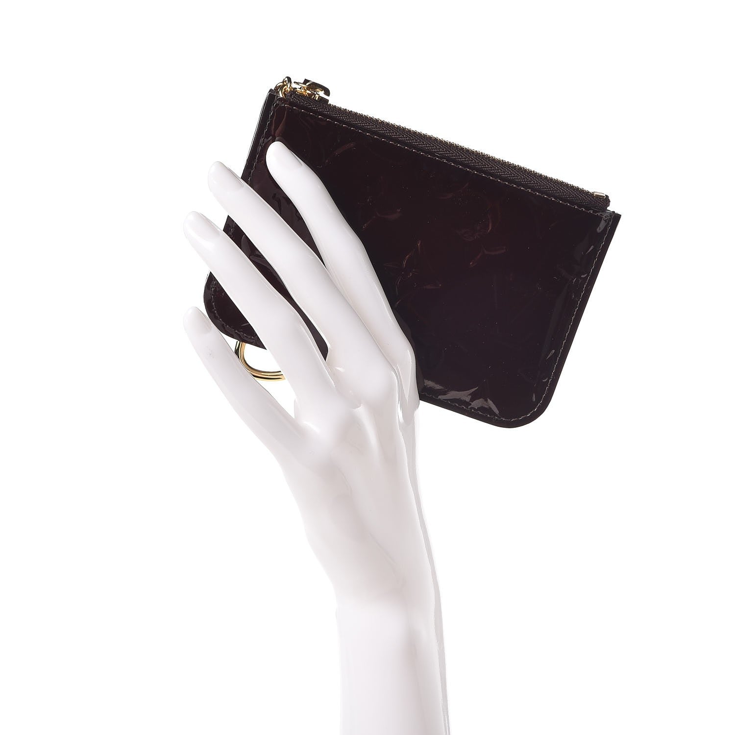 Louis Vuitton Vernis Key Pouch Amarante 2 of 8