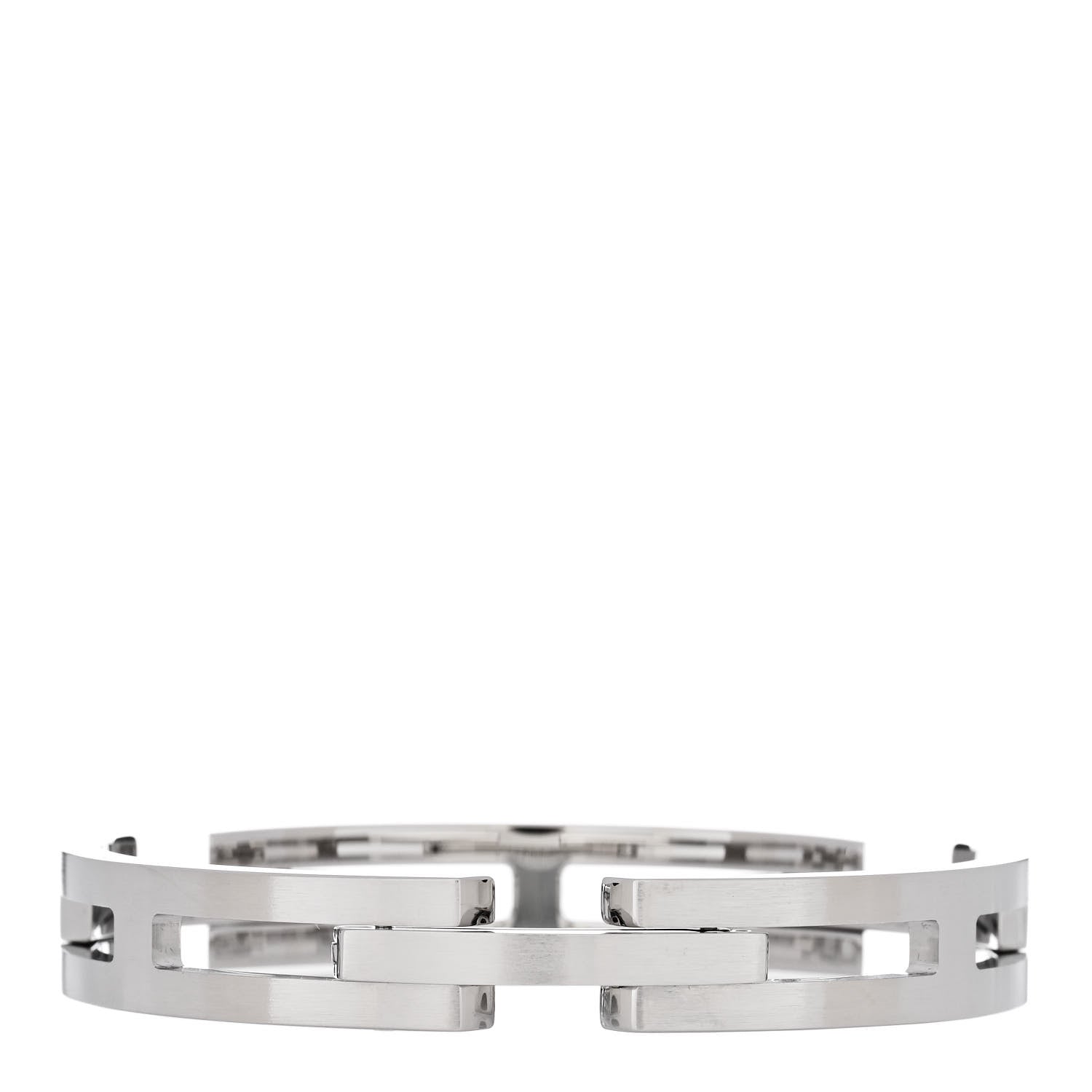 Hermes Stainless Steel H Link Bracelet 3 of 5