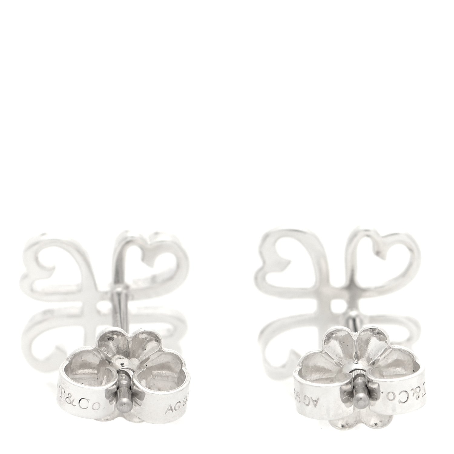 Tiffany Sterling Silver Paloma Picasso Loving Hearts Earrings 3 of 4