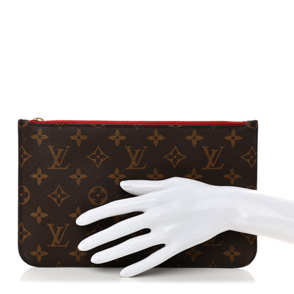 Louis Vuitton Monogram Neverfull MM GM Pochette Cherry 2 of 9