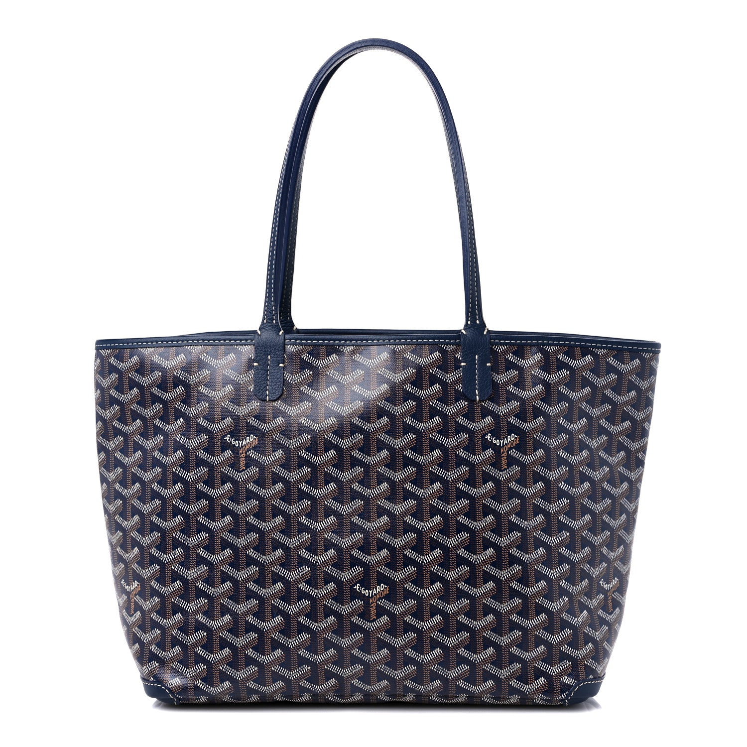Goyard Goyardine Artois PM Navy 1 of 9