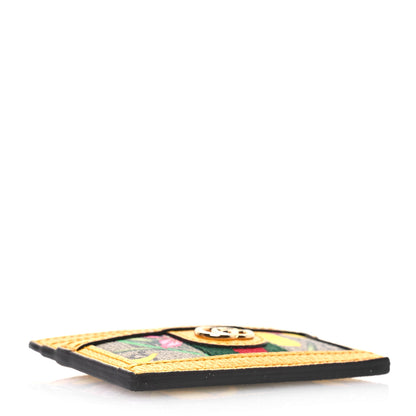 Gucci GG Supreme Monogram Flora Web Ophidia Card Holder Beige Multicolor Crop 4 of 7