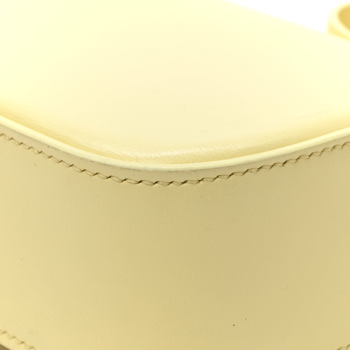 Shiny Calfskin Mini Claude Almond Green