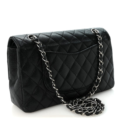 Chanel Caviar Quilted Medium Double Flap Black 3 of 10