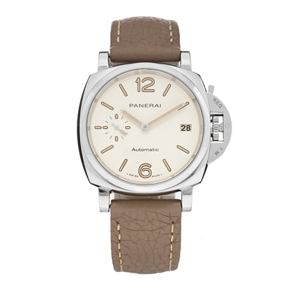 Panerai Stainless Steel Calfskin 38mm Luminor Piccolo Due Automatic Watch PAM01043 1 of 5