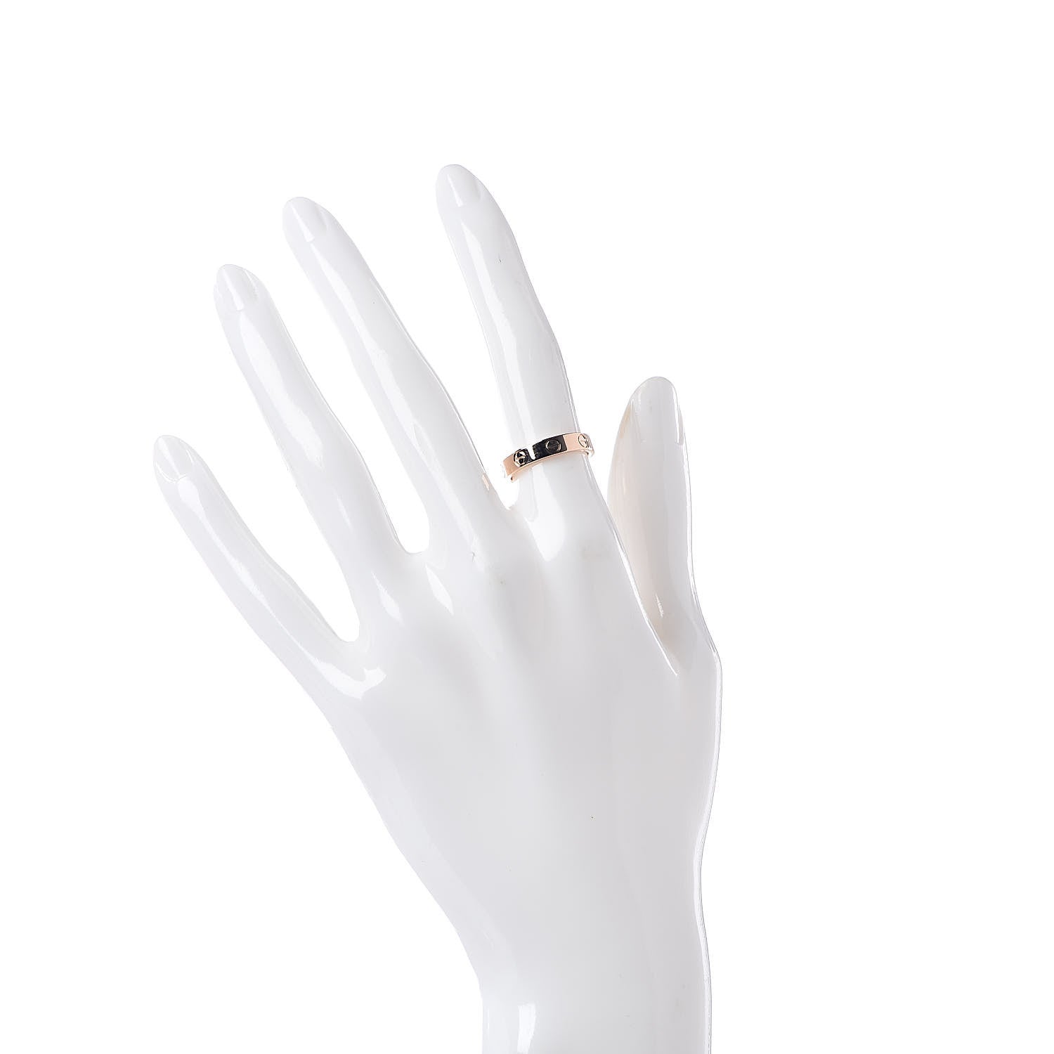 Cartier 18K Pink Gold 3.5mm LOVE Wedding Band Ring 49 4.75 2 of 4