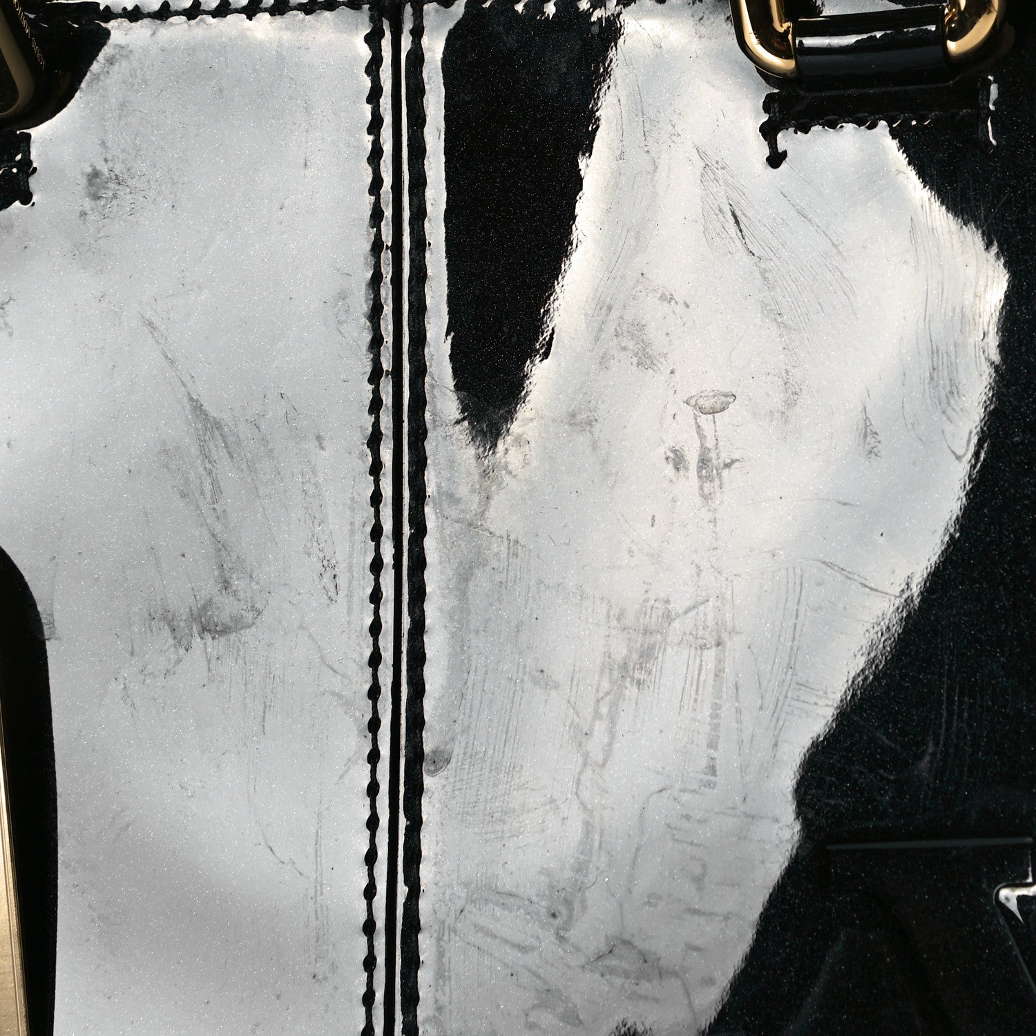 Louis Vuitton Patent Calfskin Miroir Tote Black 7 of 7