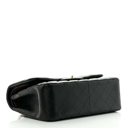 Chanel Lambskin Quilted Jumbo Double Flap Black 4 of 19