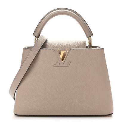 Louis Vuitton Taurillon Capucines BB Galet 1 of 9