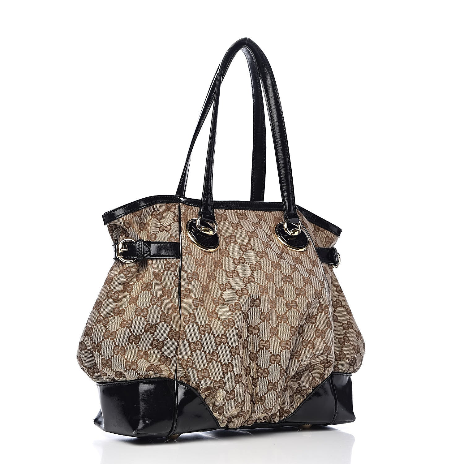 Gucci Monogram Full Moon Tote Black 3 of 27