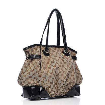 Gucci Monogram Full Moon Tote Black 3 of 27