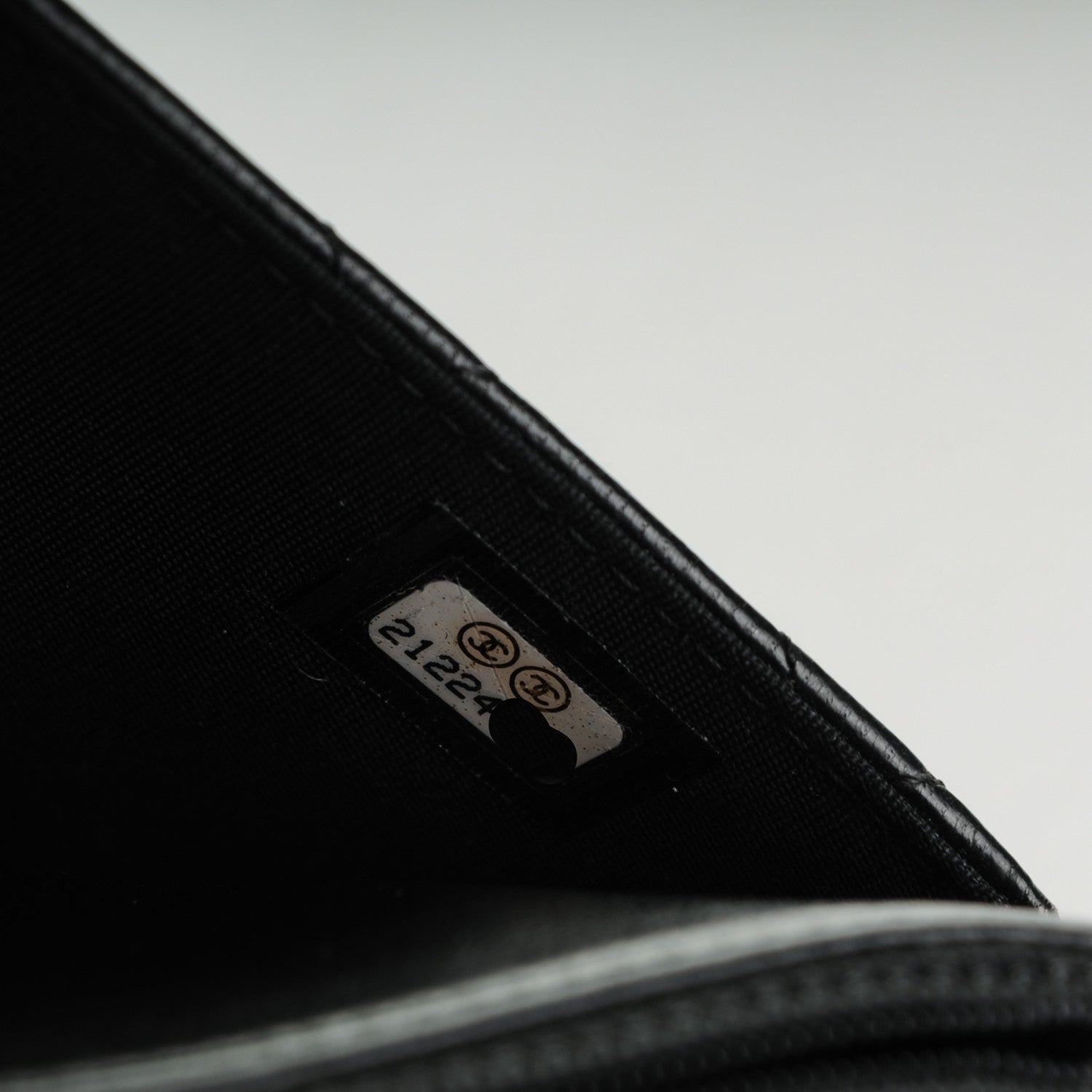 Chanel Lambskin Quilted Boy Wallet On Chain WOC Black 7 of 7