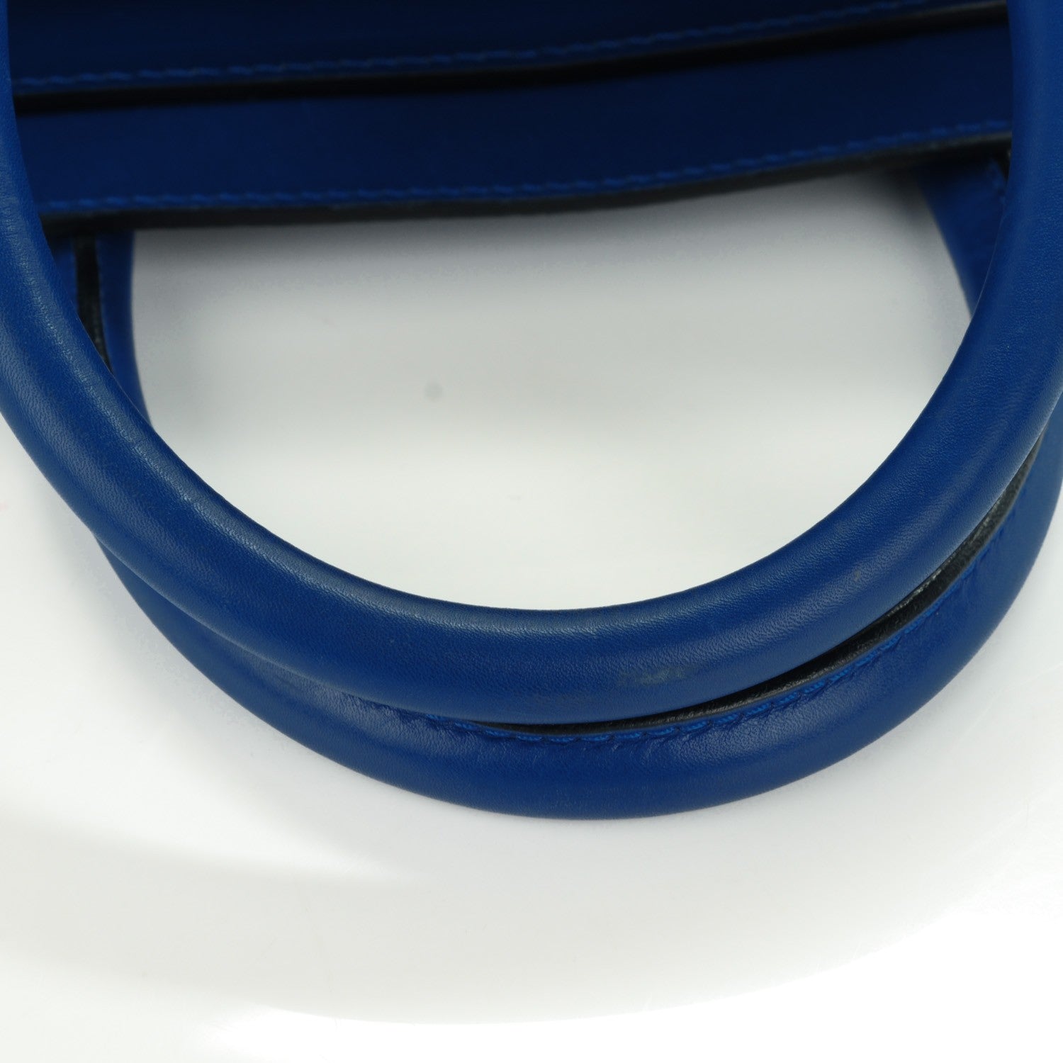 Celine Smooth Calfskin Suede Mini Luggage Royal Blue 8 of 9