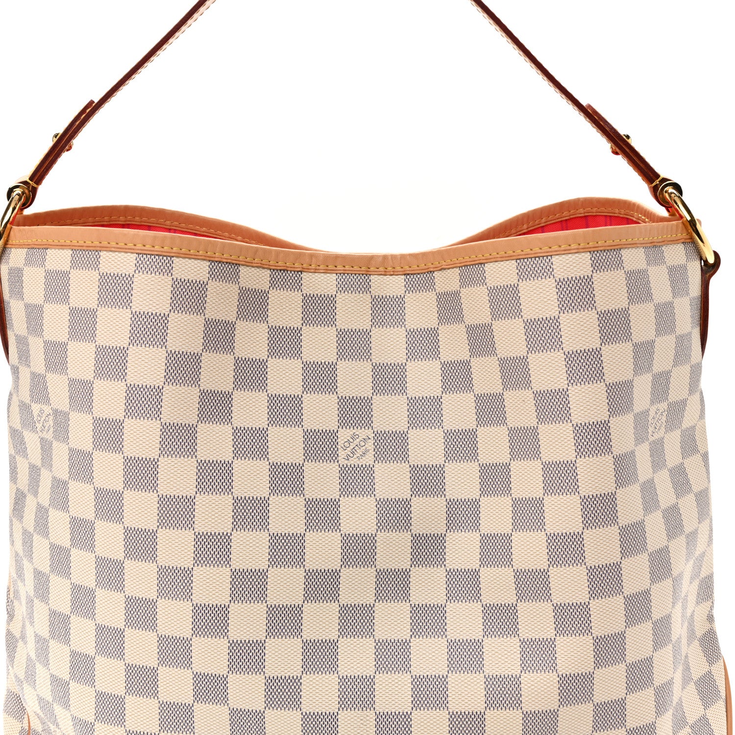 Louis Vuitton Damier Azur Delightful MM Pink 7 of 9