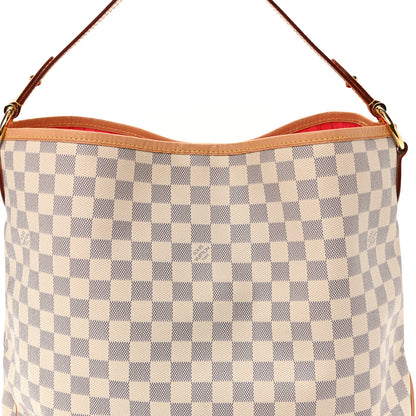 Louis Vuitton Damier Azur Delightful MM Pink 7 of 9