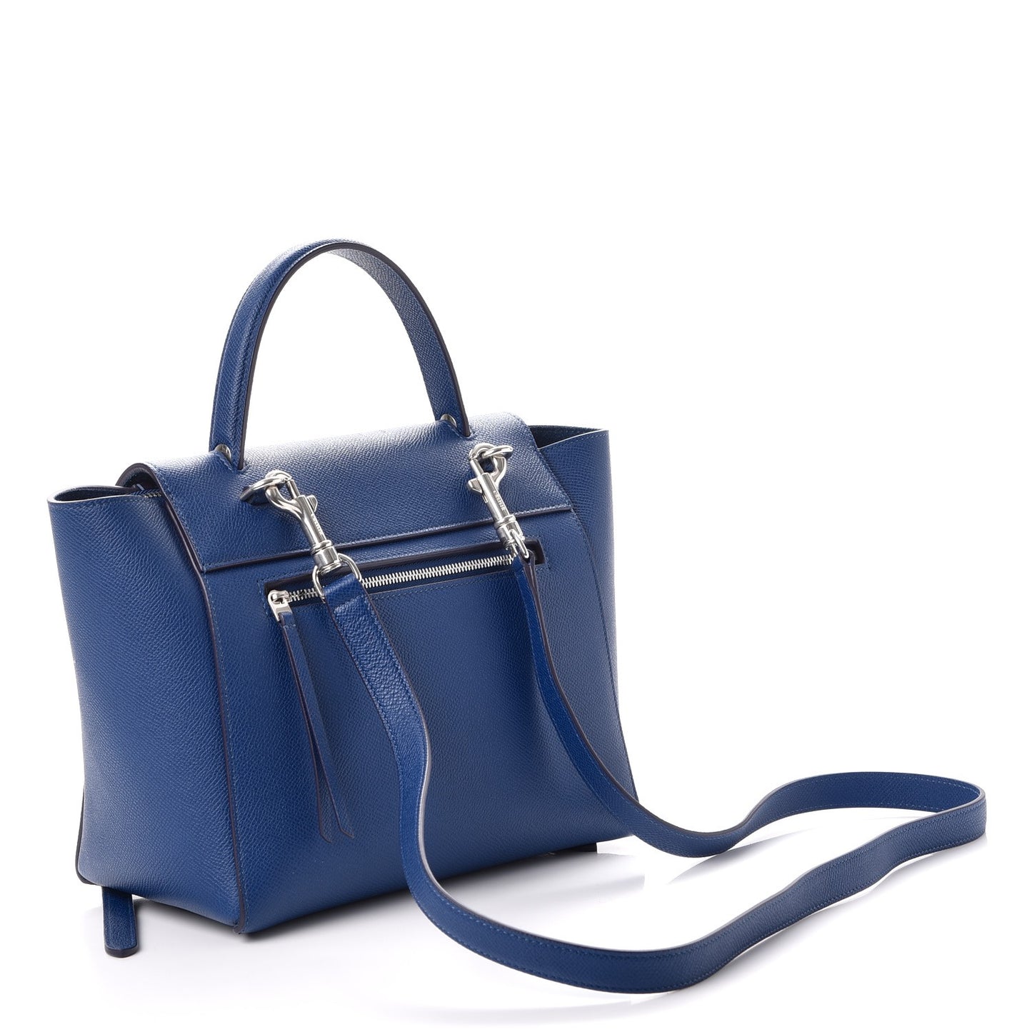 Baby Grained Calfskin Micro Belt Bag Lazuli