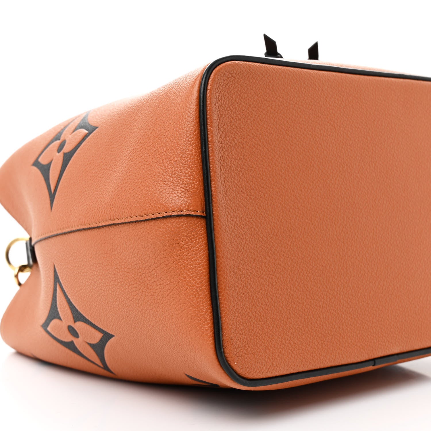 Louis Vuitton Empreinte Monogram Giant Crafty Neonoe MM Caramel Black 11 of 12