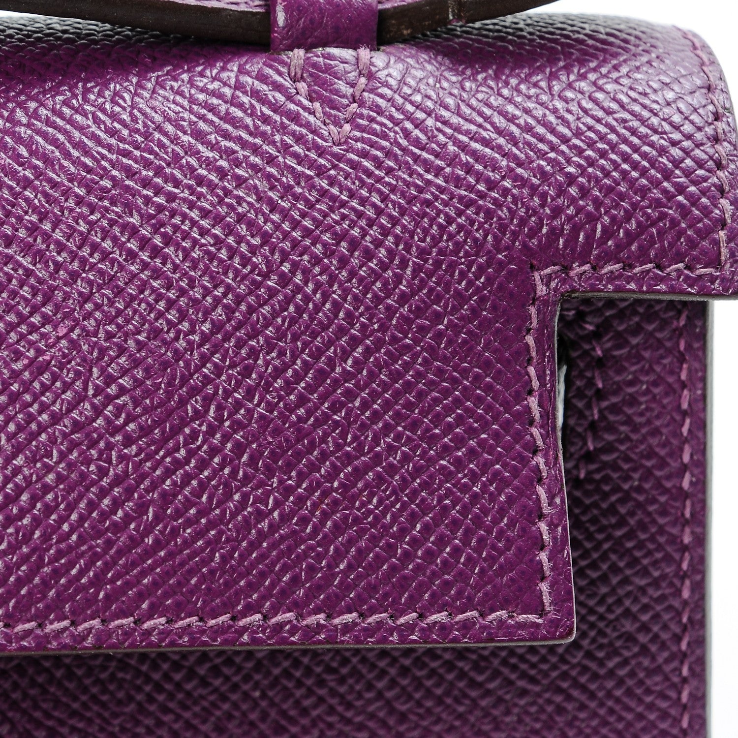 Hermes Epsom Kelly Pochette Clutch Anemone 20 of 20