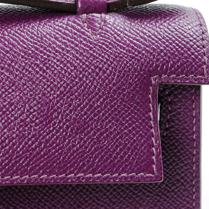 Hermes Epsom Kelly Pochette Clutch Anemone 20 of 20