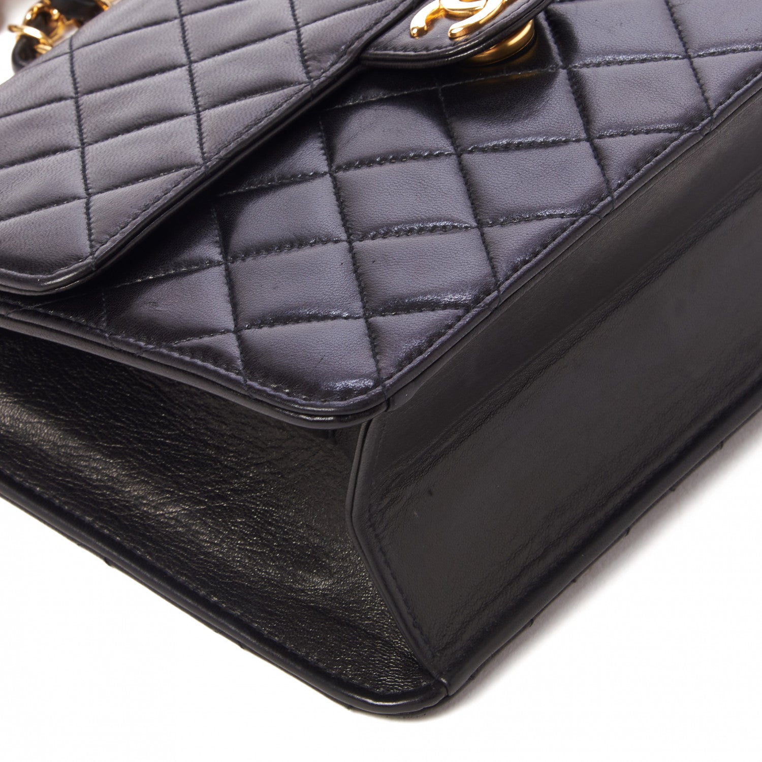Chanel Lambskin Quilted Small Single Flap Black 6 of 10