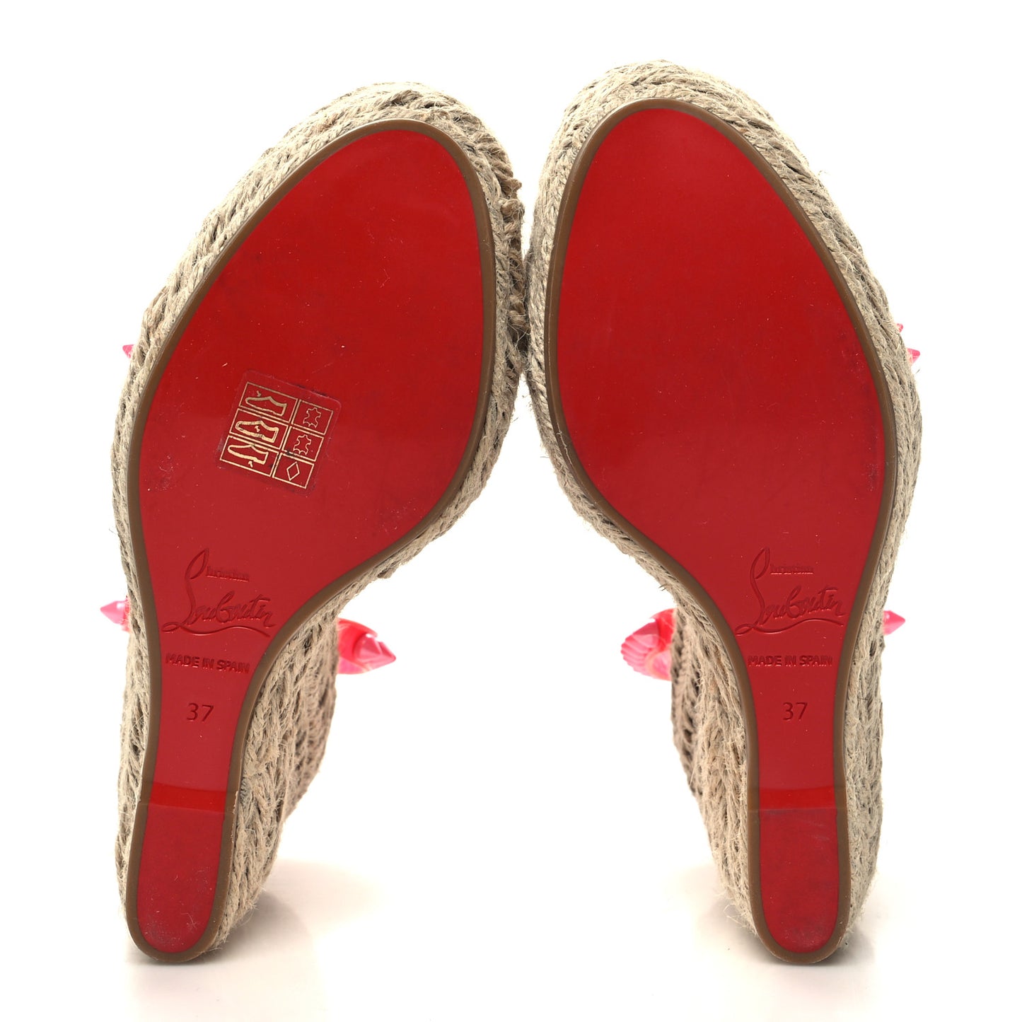 Patent Mafaldina 120 Wedge Sandals 37 Pink