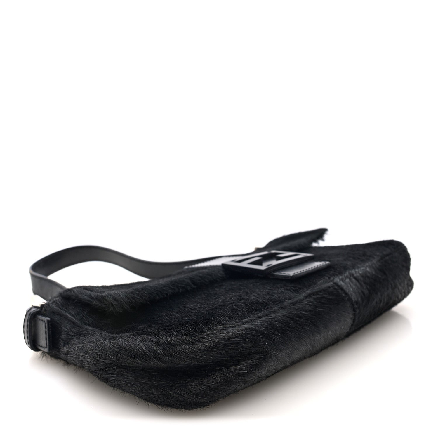 Fendi Calf Hair Baguette Black 4 of 9