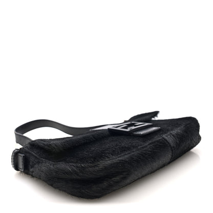 Fendi Calf Hair Baguette Black 4 of 9