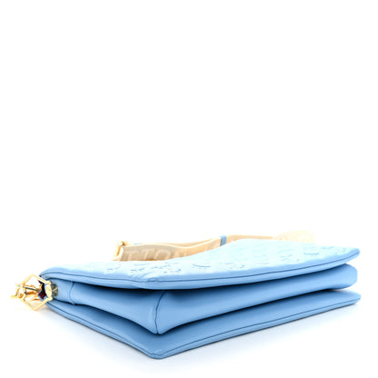 Louis Vuitton Lambskin Embossed Monogram Coussin MM Bleuet 4 of 10