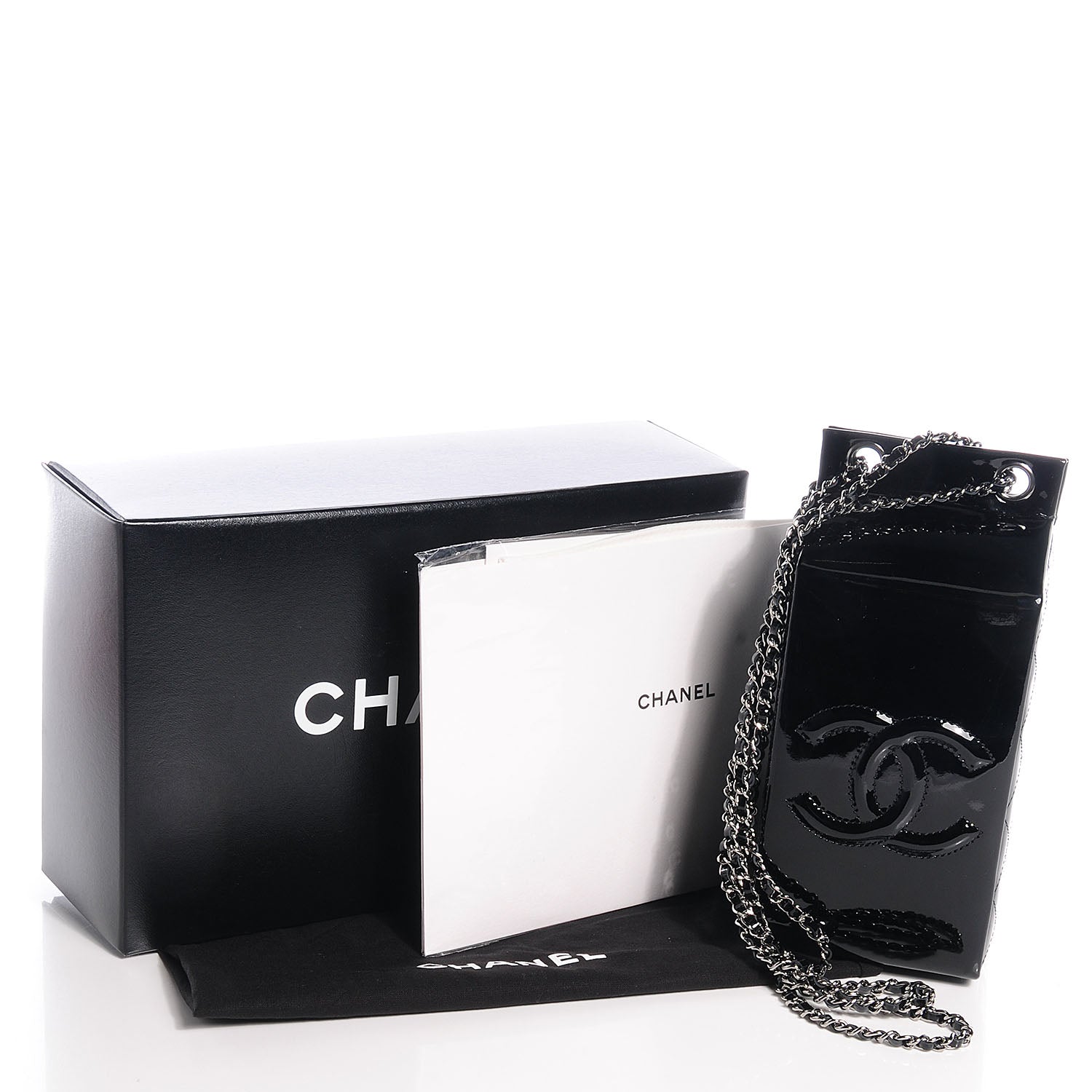 Chanel Patent Milk Carton Bag Black 5 of 9
