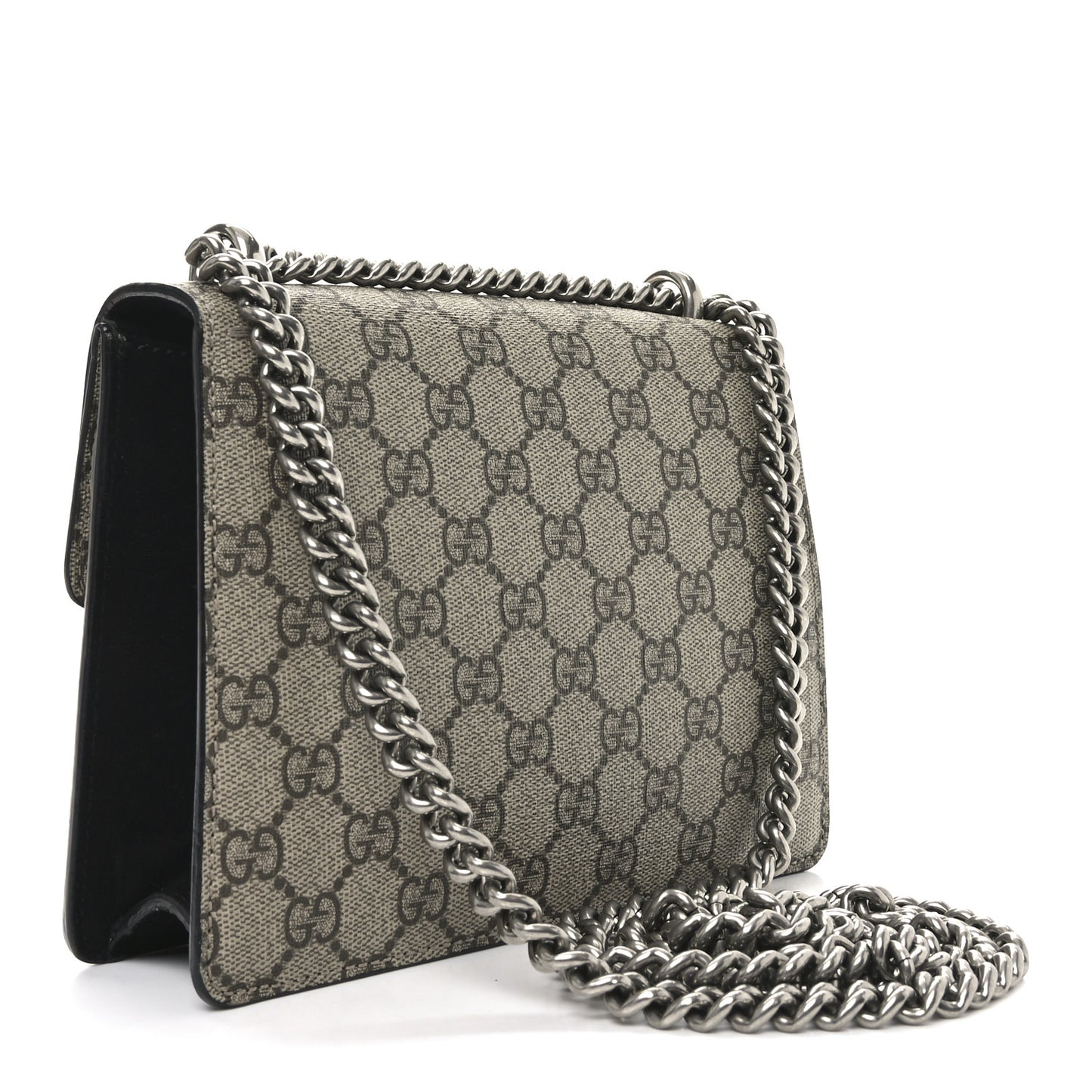 GG Supreme Monogram Mini Dionysus Shoulder Bag Black
