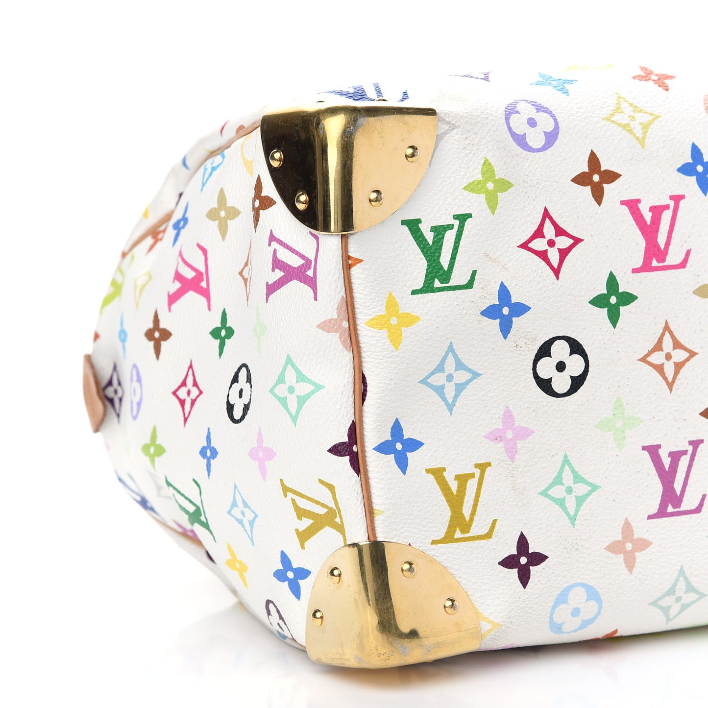 Monogram Multicolor Speedy 30 White