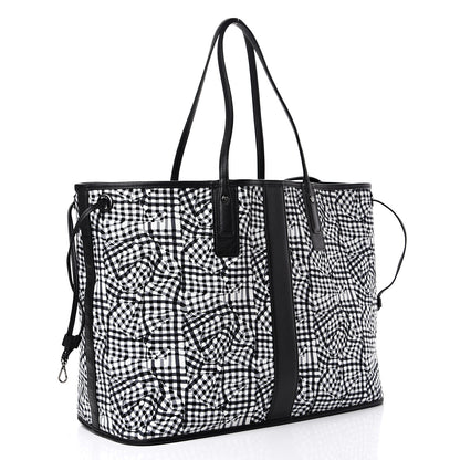 MCM Visetos Large Liz Reversible Shopper Tote Black 5 of 14