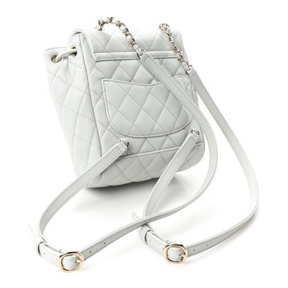 Chanel Caviar Quilted Mini Urban Spirit Backpack Light Blue 2 of 9