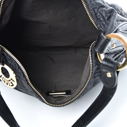 Fendi Nylon FF Embroidered Chef Hobo Black 5 of 15
