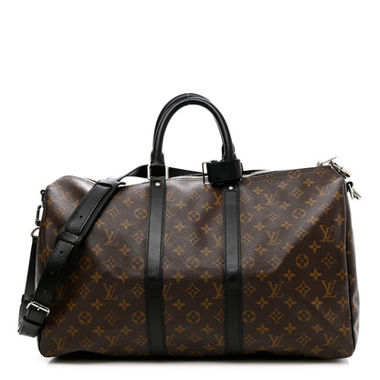 Louis Vuitton Monogram Macassar Keepall Bandouliere 45 1 of 10