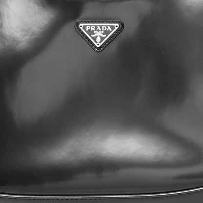 Prada Spazzolato Cleo Shoulder Bag Black 6 of 8