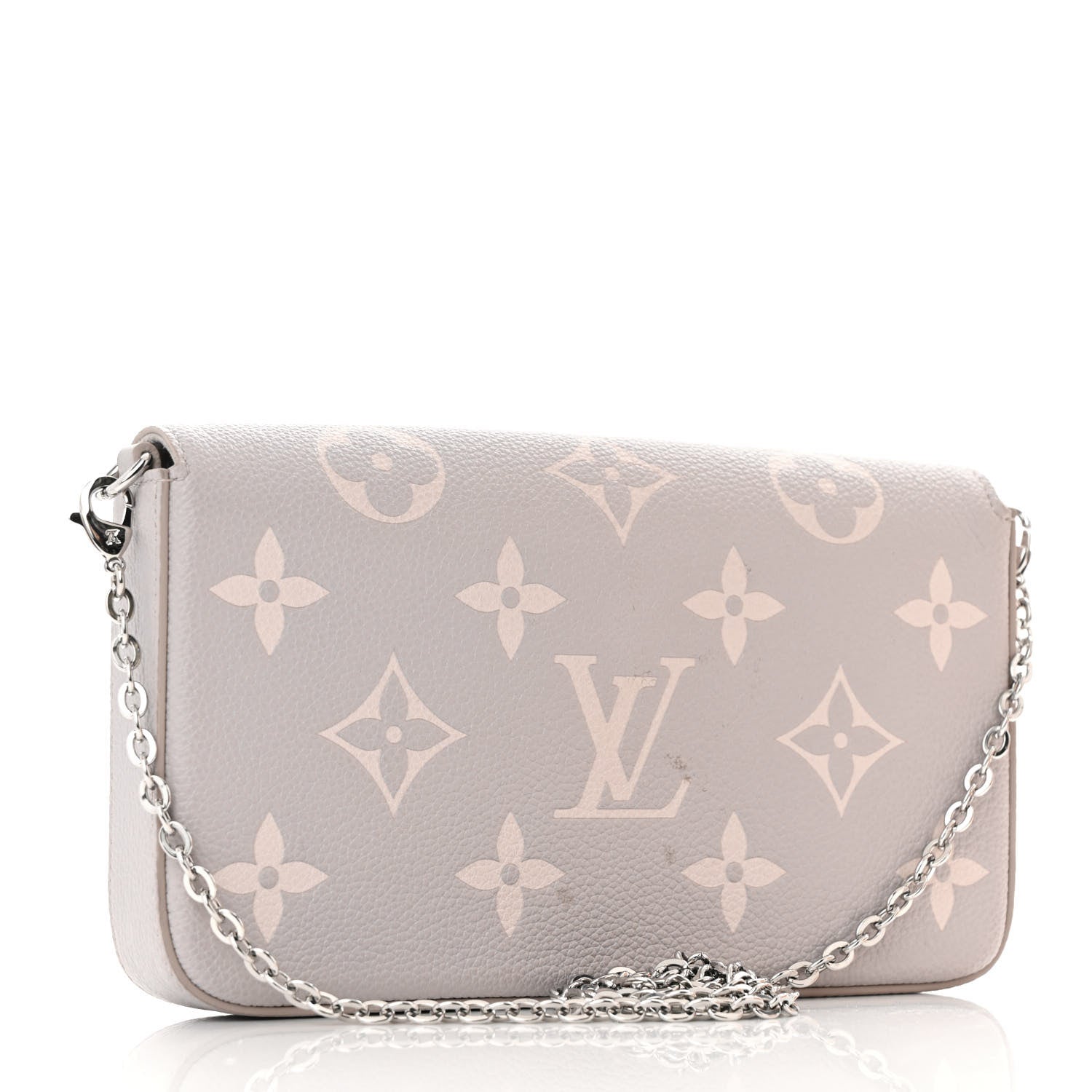 Louis Vuitton Empreinte Monogram Giant Felicie Pochette Brume Quartz 4 of 12