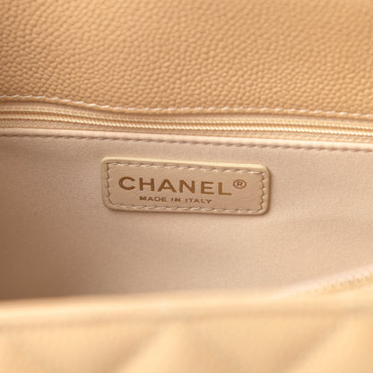 Chanel Caviar Quilted Grand Shopping Tote GST Beige 6 of 11