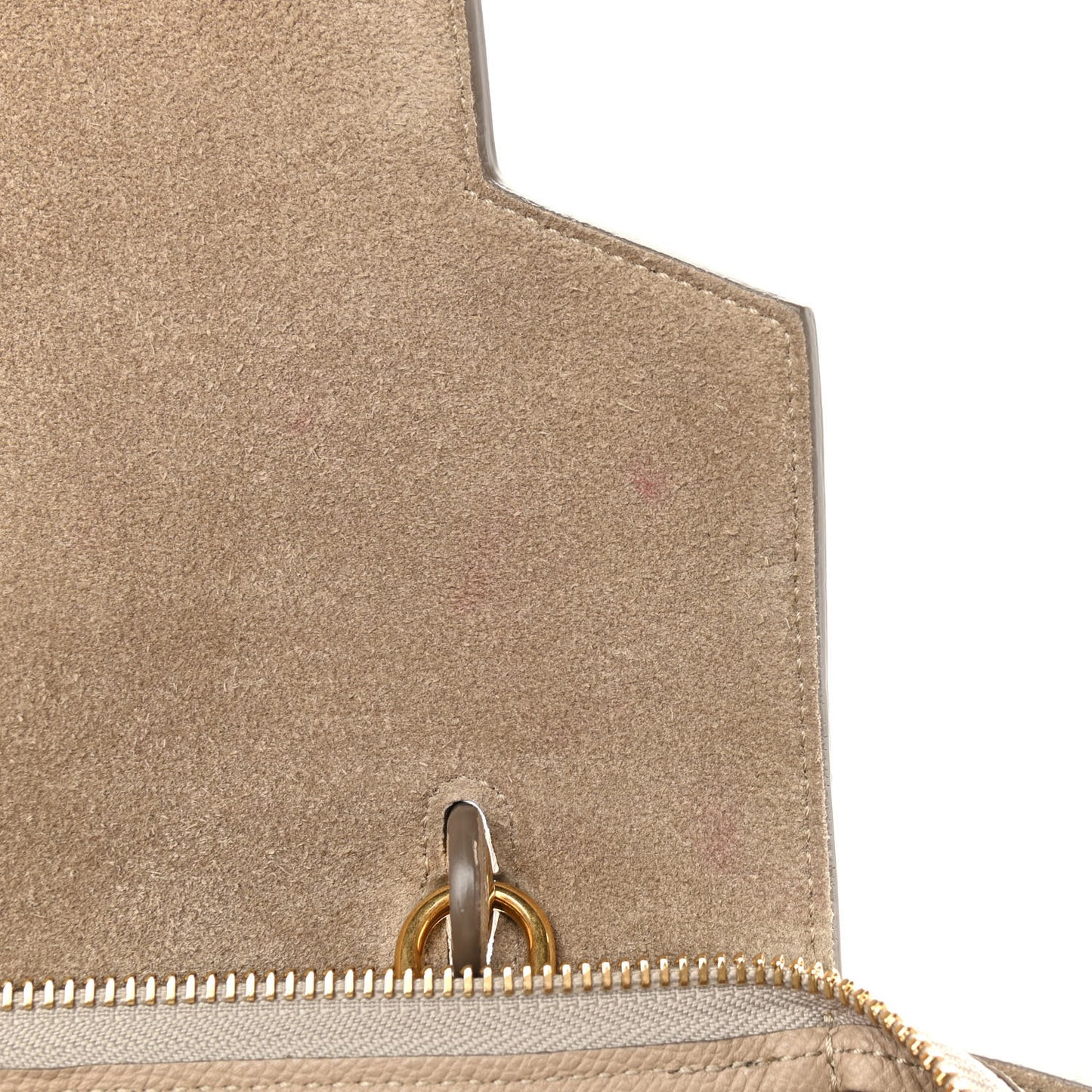 Grained Calfskin Mini Belt Bag Light Taupe